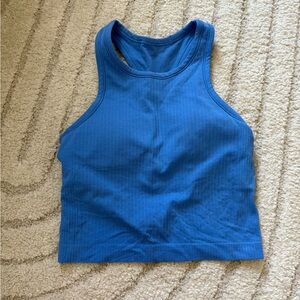 Lululemon Blue Women's racerback Tank Top